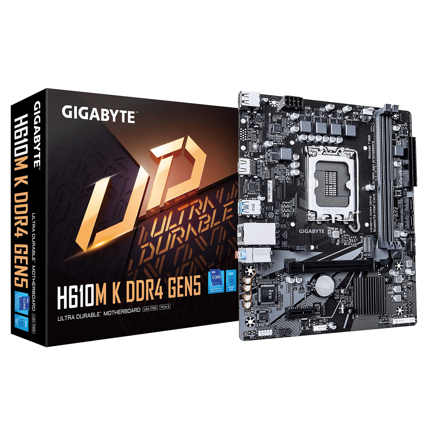 MOTHERBOARD GIGABYTE H610M K GEN5 DDR4 LGA1700