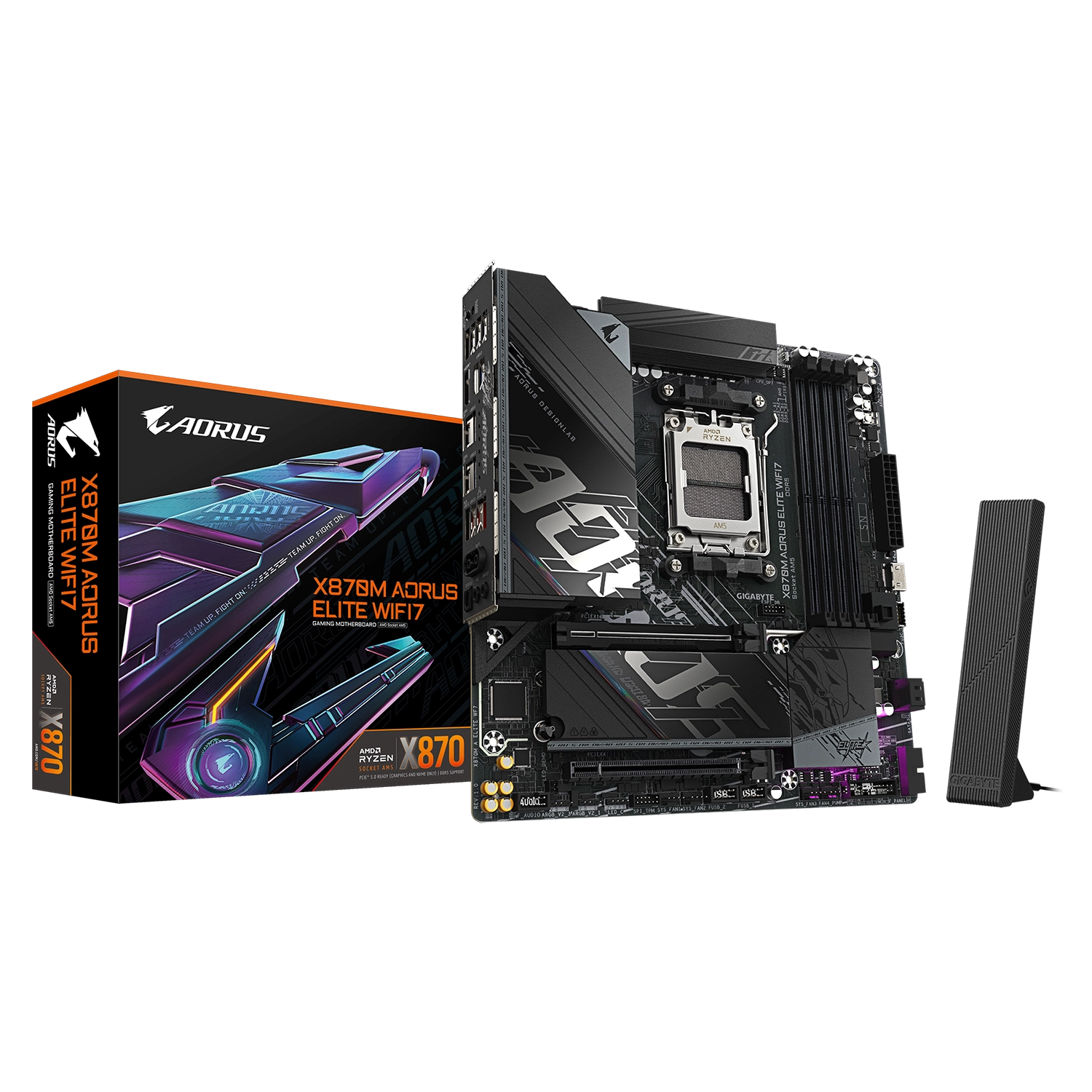 MOTHERBOARD GIGABYTE X870M AORUS ELITE DDR5 AM5 WIFI