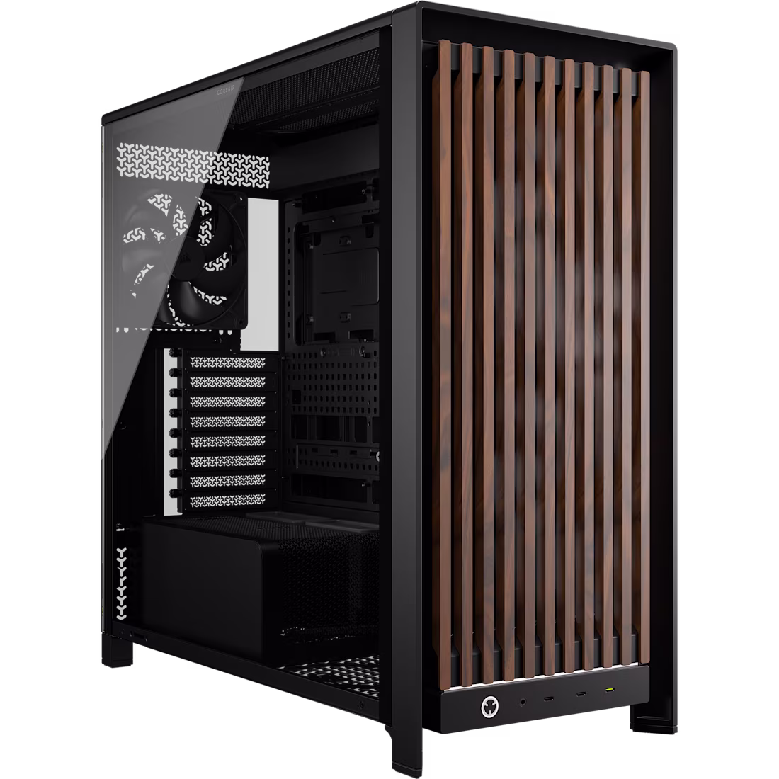 GABINETE CORSAIR FRAME 5000D RS BLACK WALNUT