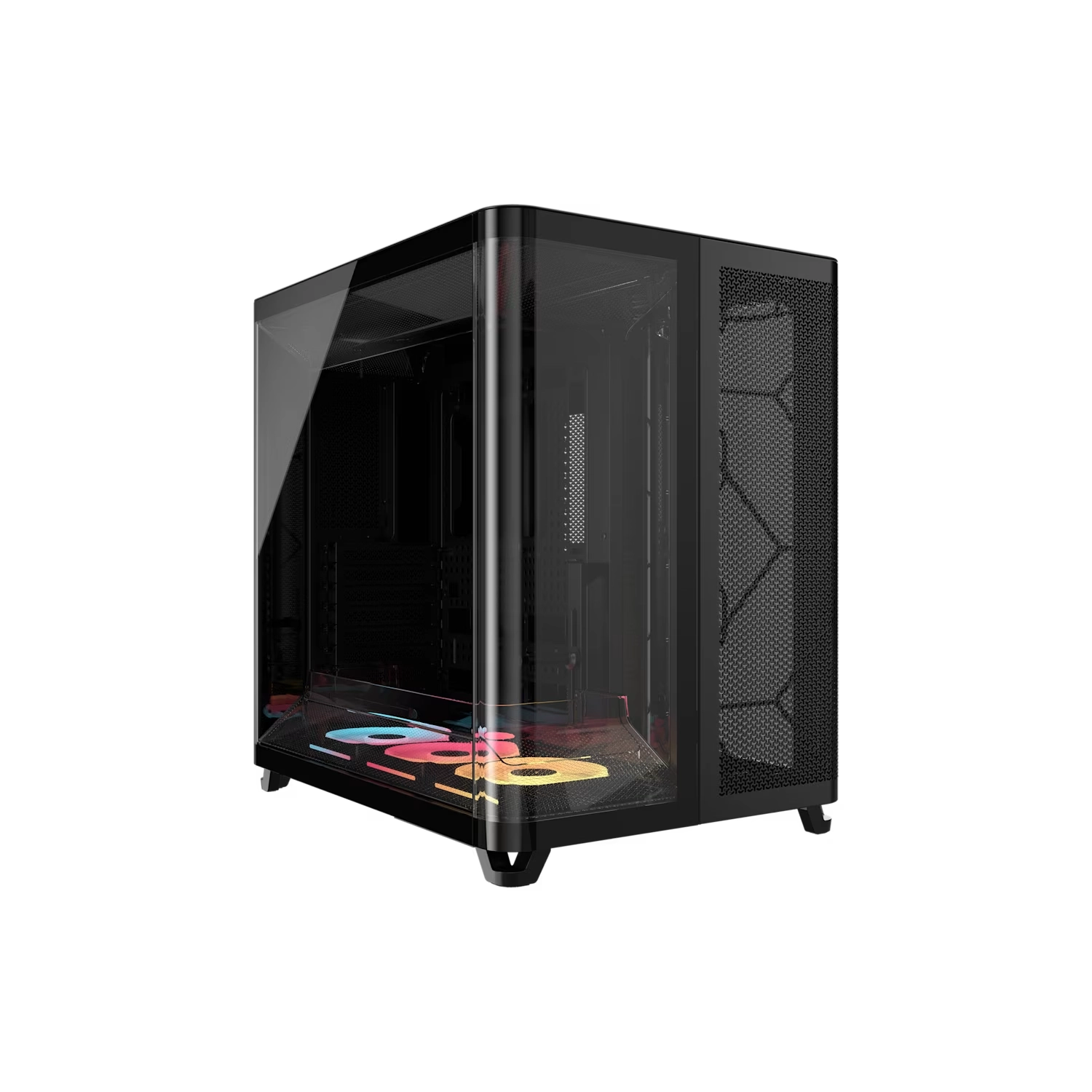 GABINETE CORSAIR AIR 5400 LX-R RGB ARGB ICUE LINK BLACK