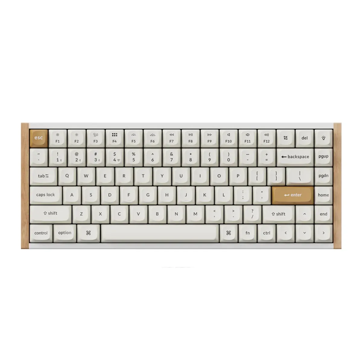 TECLADO KEYCHRON K2 HE WHITE 75% MAGNETIC SWITCH