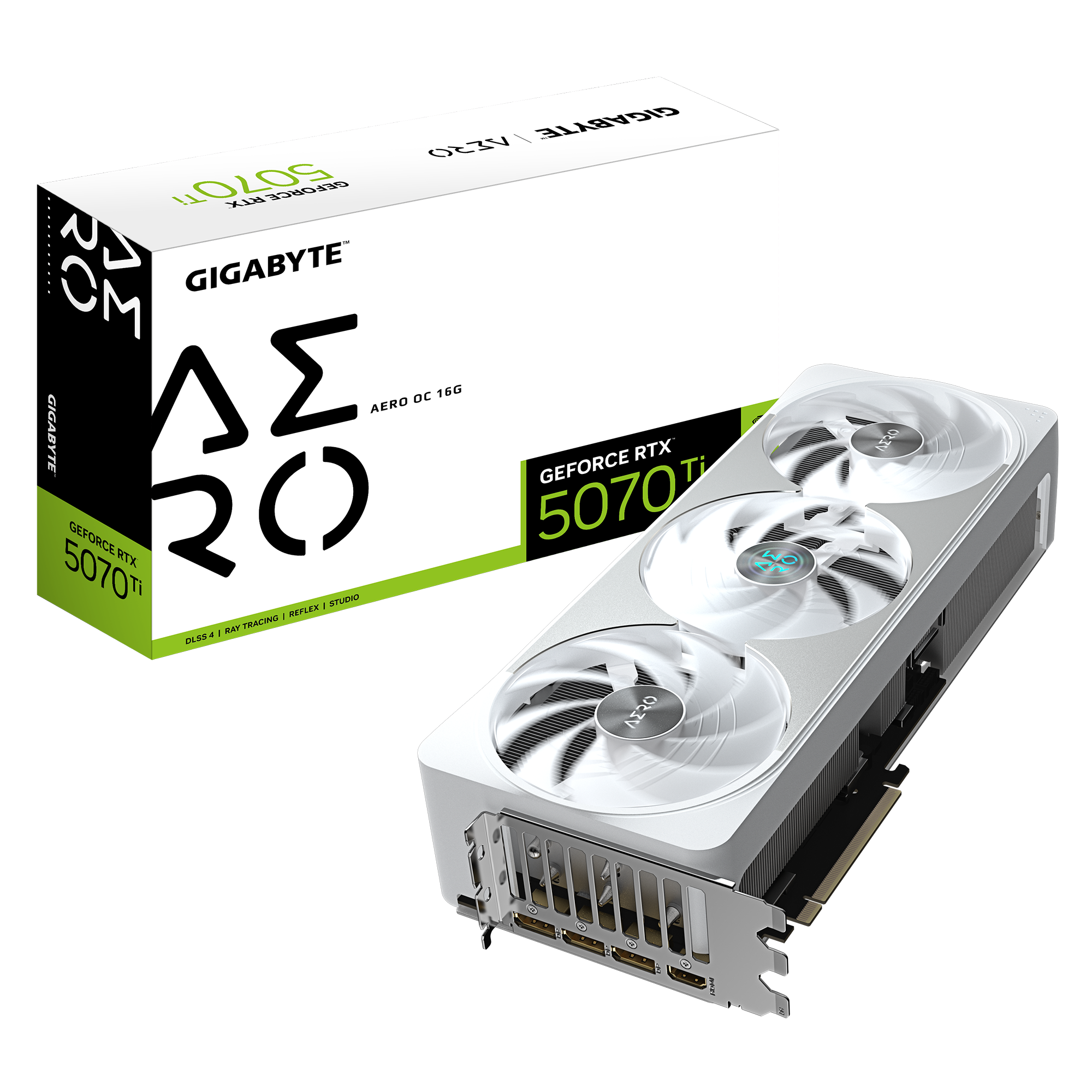 PLACA DE VIDEO GIGABYTE RTX 5070 TI AERO 16GB GDDR7 OC