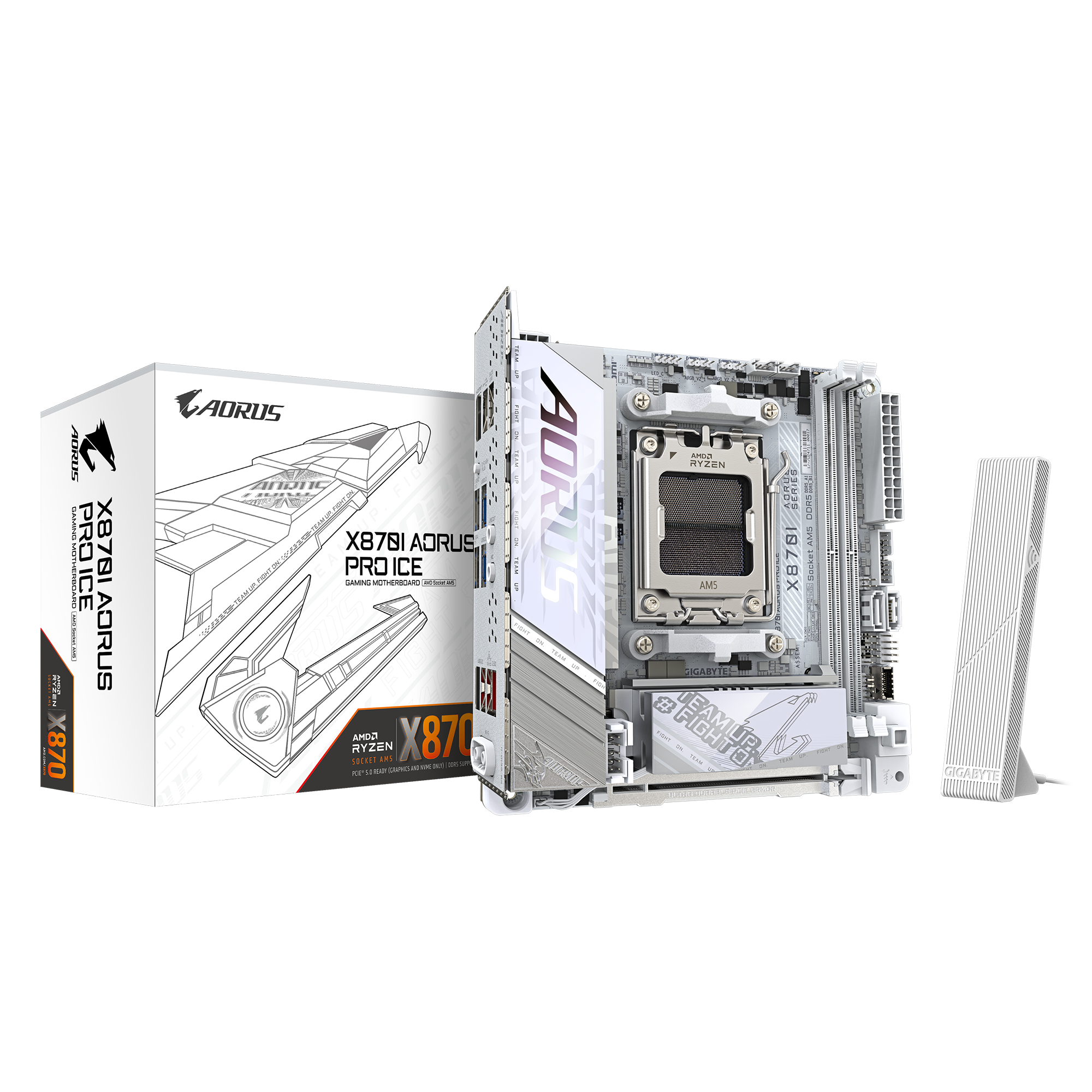 MOTHERBOARD GIGABYTE X870I AORUS PRO ICE DDR5 AM5 WIFI