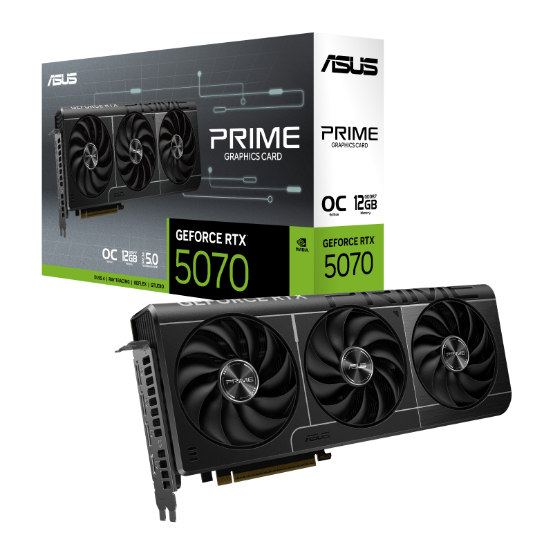 PLACA DE VIDEO ASUS RTX 5070 PRIME 12GB GDDR7 OC