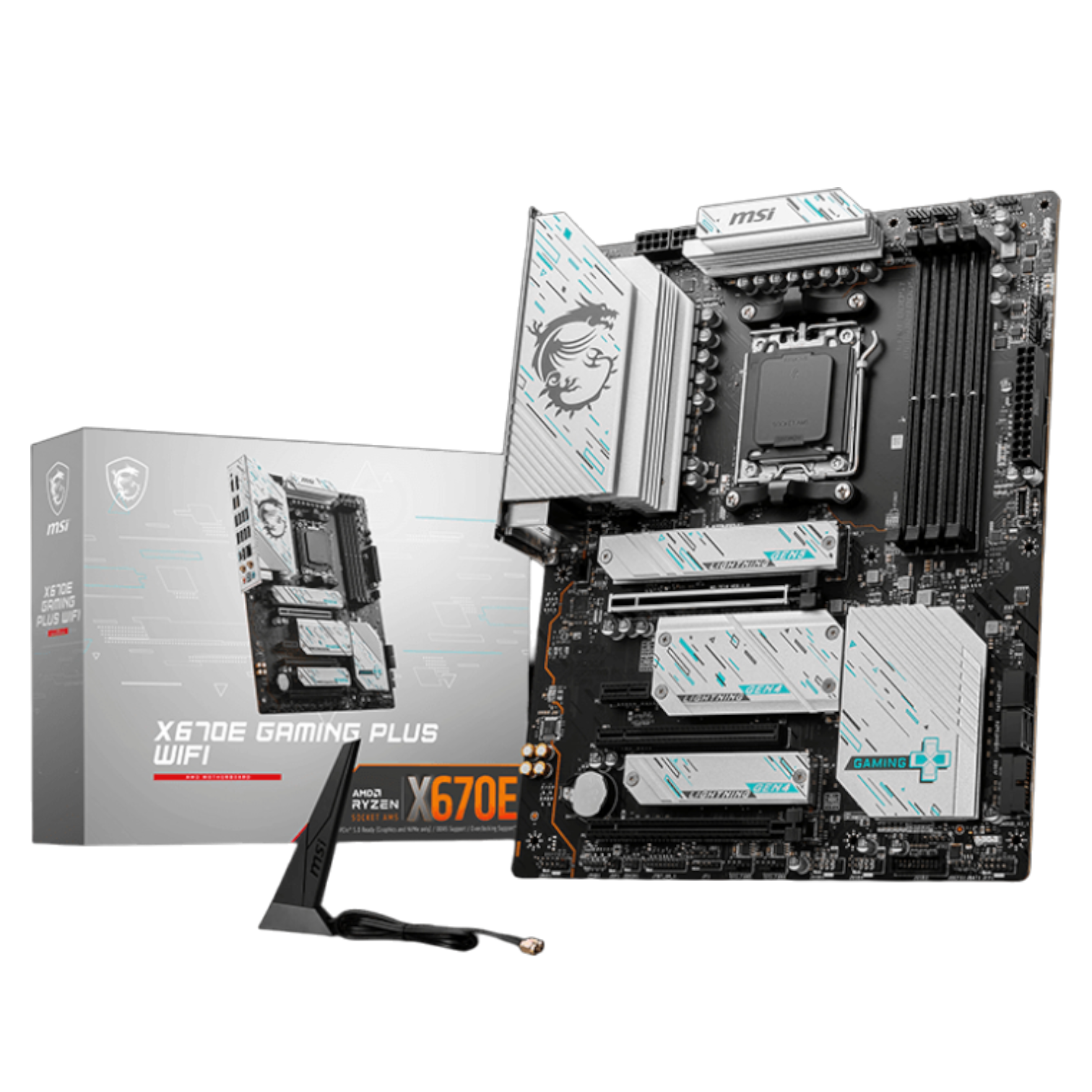 MOTHERBOARD MSI X670E MAG GAMING PLUS DDR5 AM5 WIFI