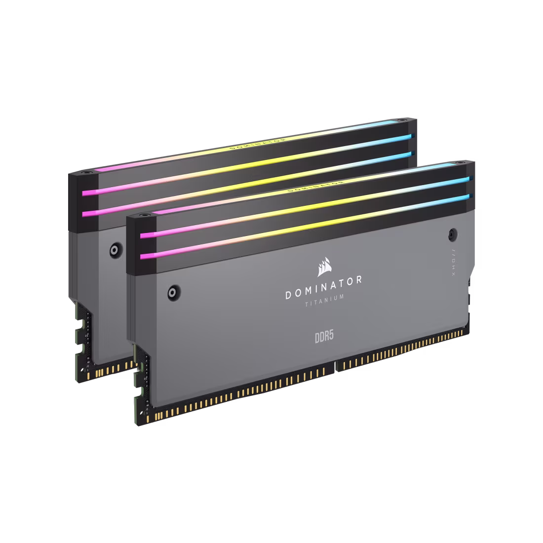 LUCES ARGB SIMIL CORSAIR DOMINATOR TITANIUM GREY KIT X2