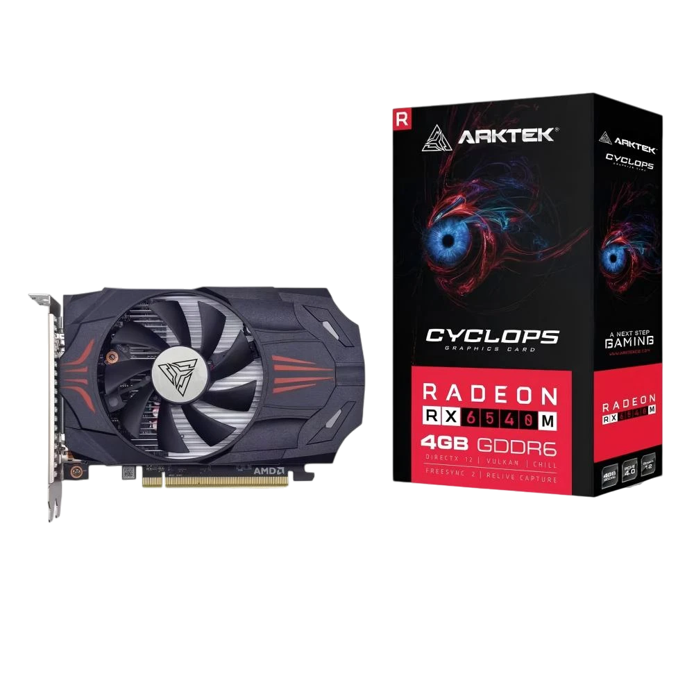 PLACA DE VIDEO ARKTEK RX 6450 M CYCLOPS 4GB GDDR6