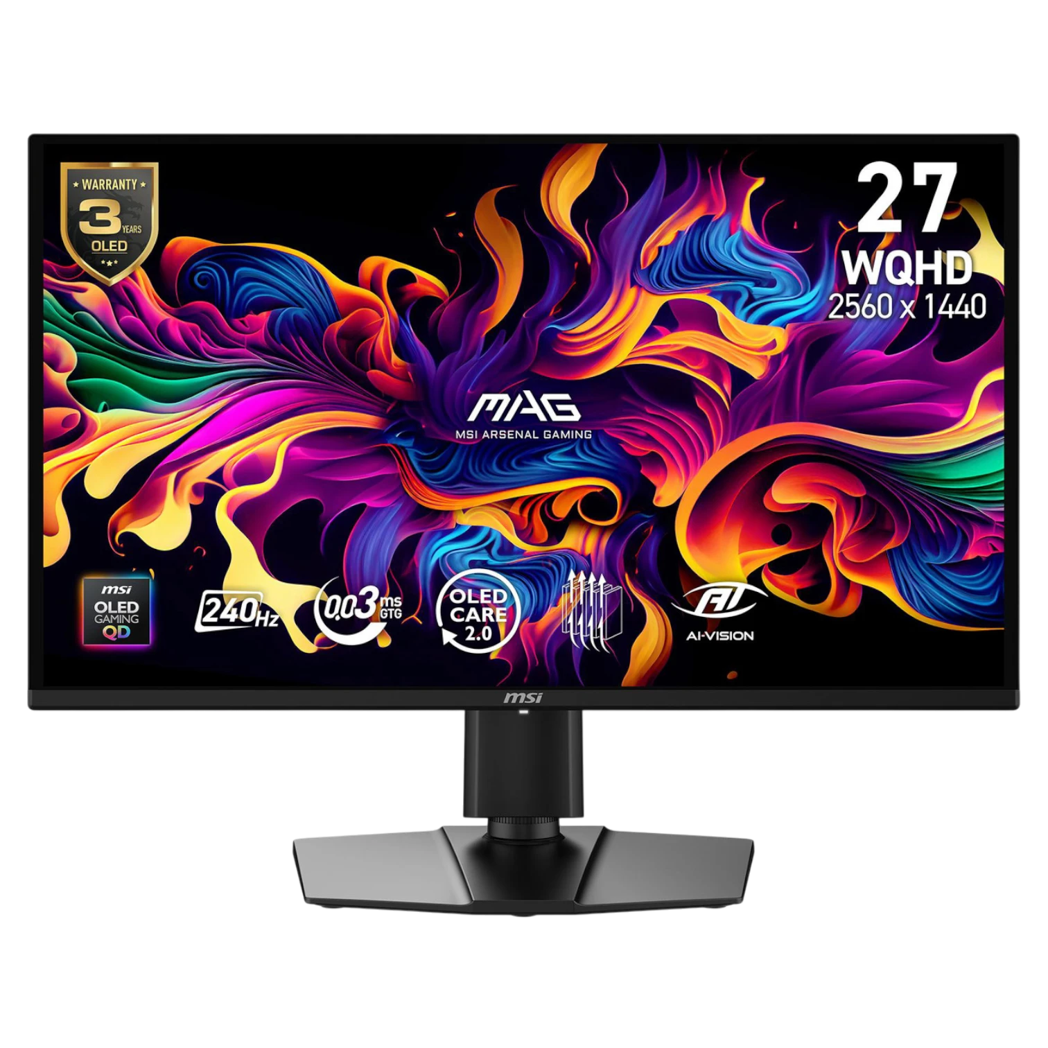 MONITOR MSI MAG 274QP X24 27" QHD 240HZ OLED