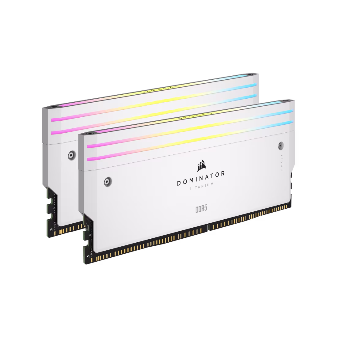 LUCES ARGB SIMIL CORSAIR DOMINATOR TITANIUM WHITE KIT X2
