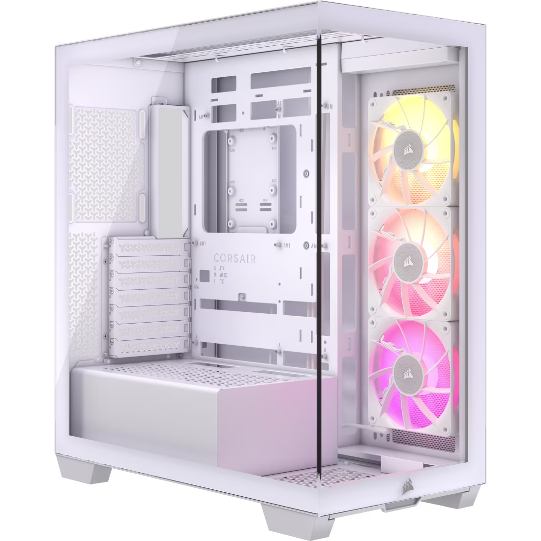 GABINETE CORSAIR 3500X ICUE LINK RGB WHITE
