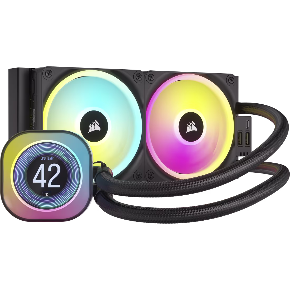 WATERCOOLER CORSAIR ICUE H100I LINK LCD