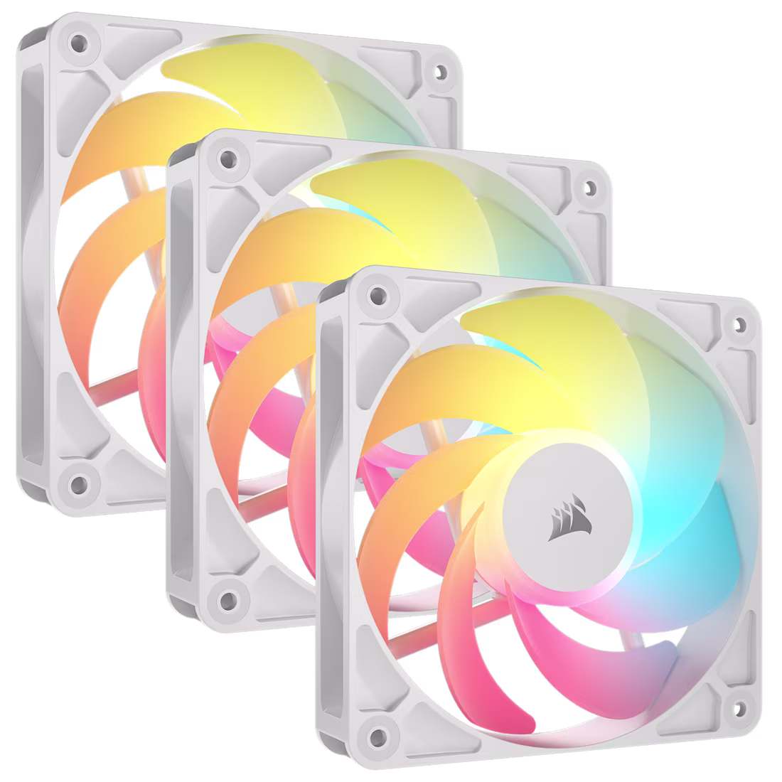 FAN CORSAIR RS120-R ARGB TRIPLE PACK WHITE