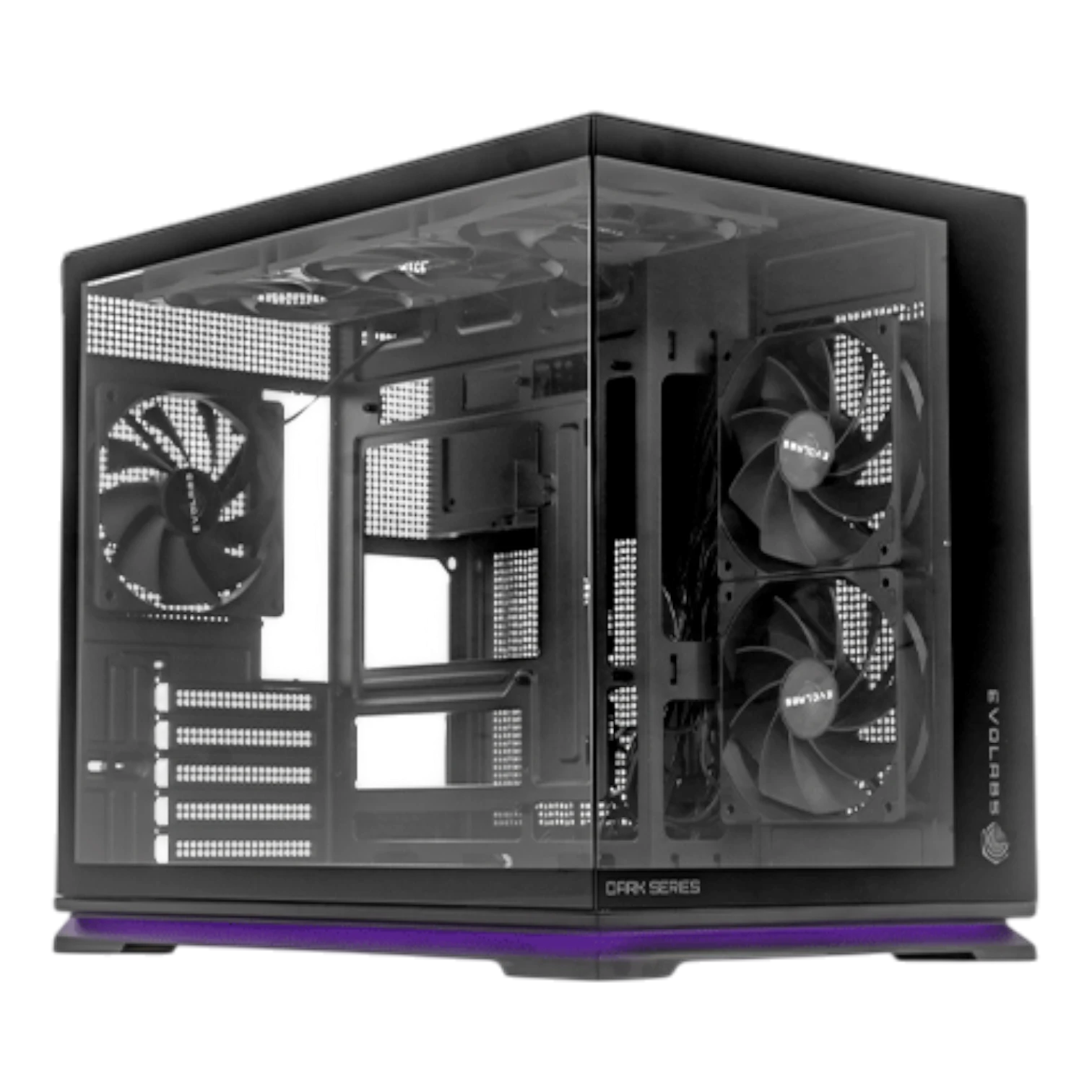 GABINETE EVOLABS LUMA DARK 3 FAN