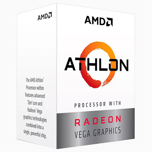 PROCESADOR AMD ATHLON 3000G C/VIDEO C/COOLER AM4