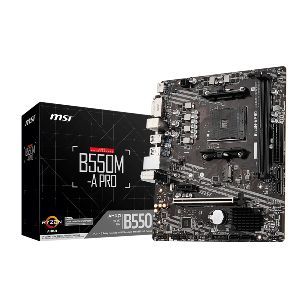 MOTHERBOARD MSI B550M-A PRO DDR4 AM4