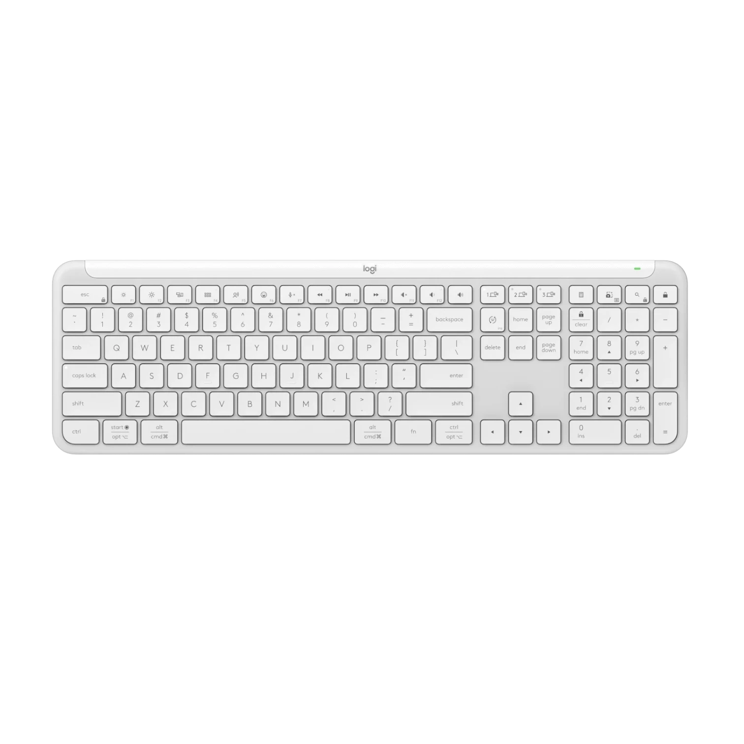 TECLADO LOGITECH SIGNATURE SLIM K950 WIRELESS BLANCO