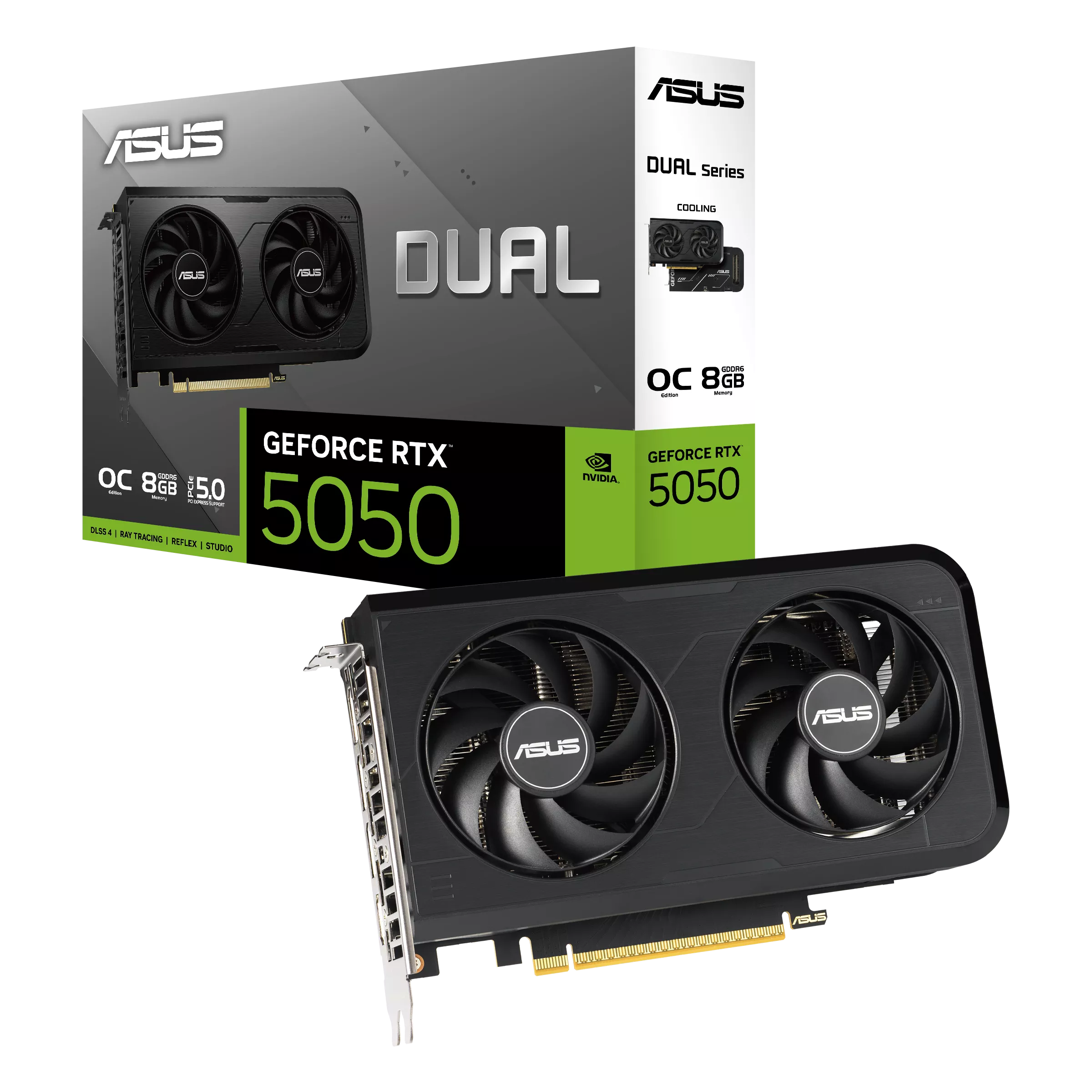 PLACA DE VIDEO ASUS RTX 5050 DUAL 8GB GDDR6 OC