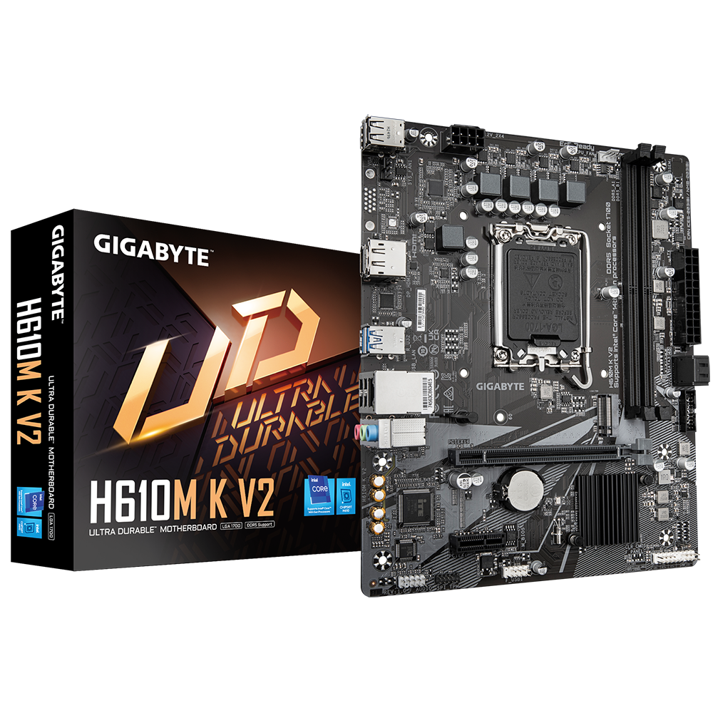 MOTHERBOARD GIGABYTE H610M K V2 DDR5 LGA1700