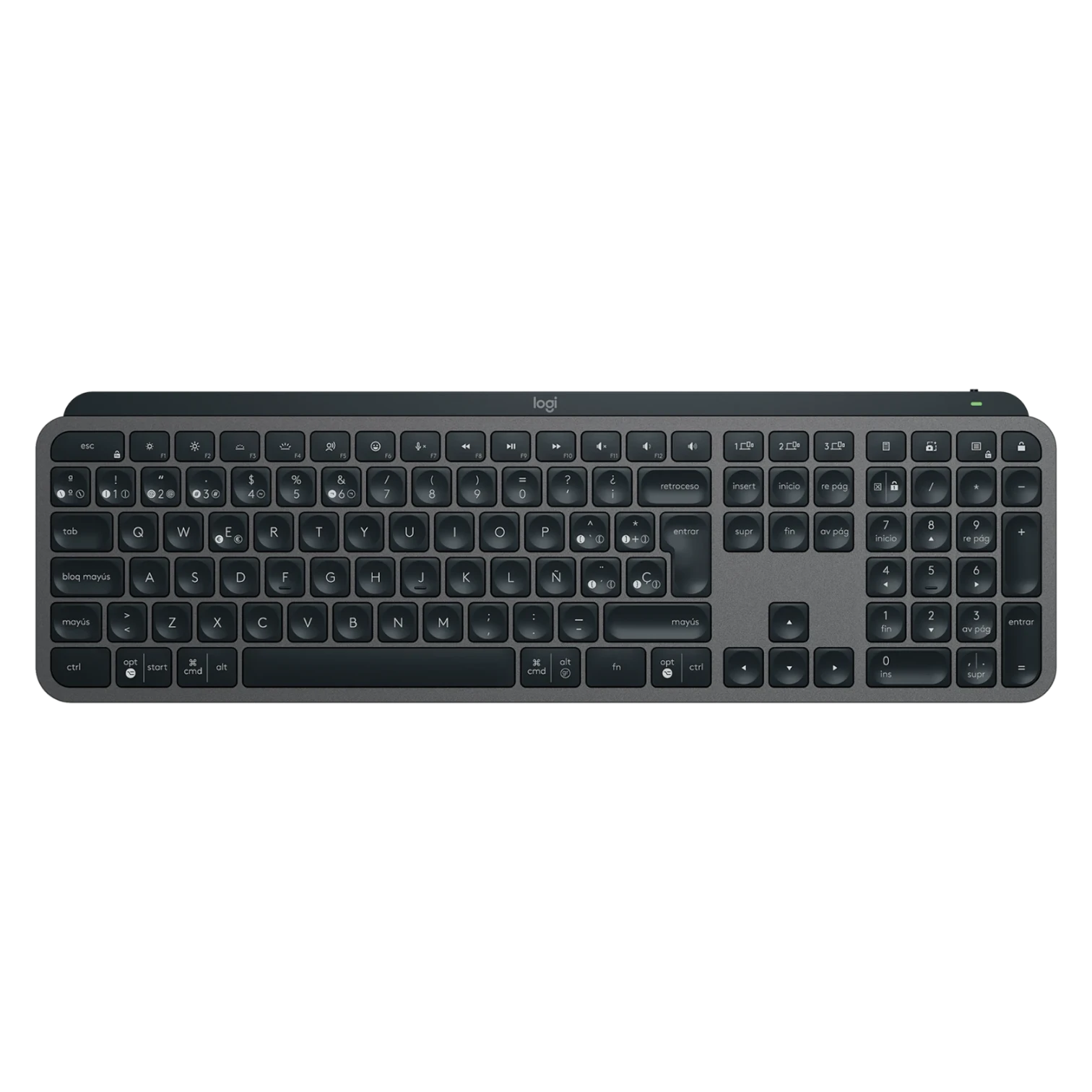 TECLADO LOGITECH MX KEYS S GRAPHITE