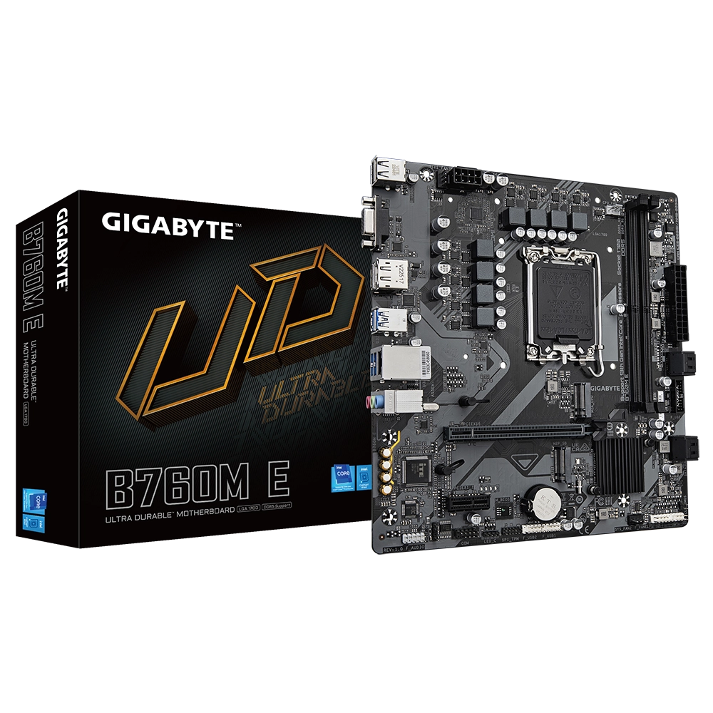MOTHERBOARD GIGABYTE B760M E LGA1700 DDR5