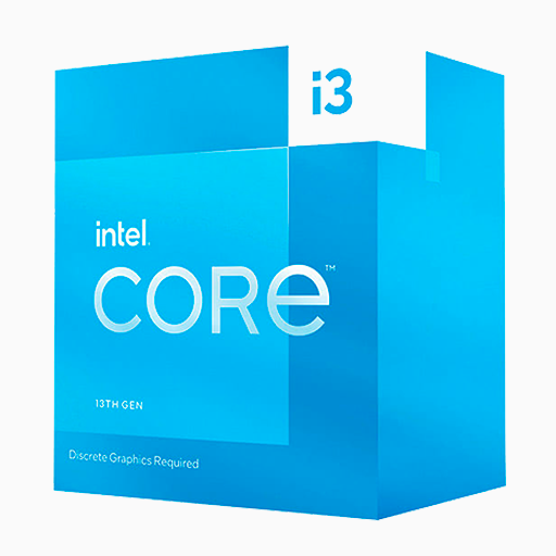PROCESADOR INTEL CORE I3 13100F S/VIDEO C/COOLER LGA1700