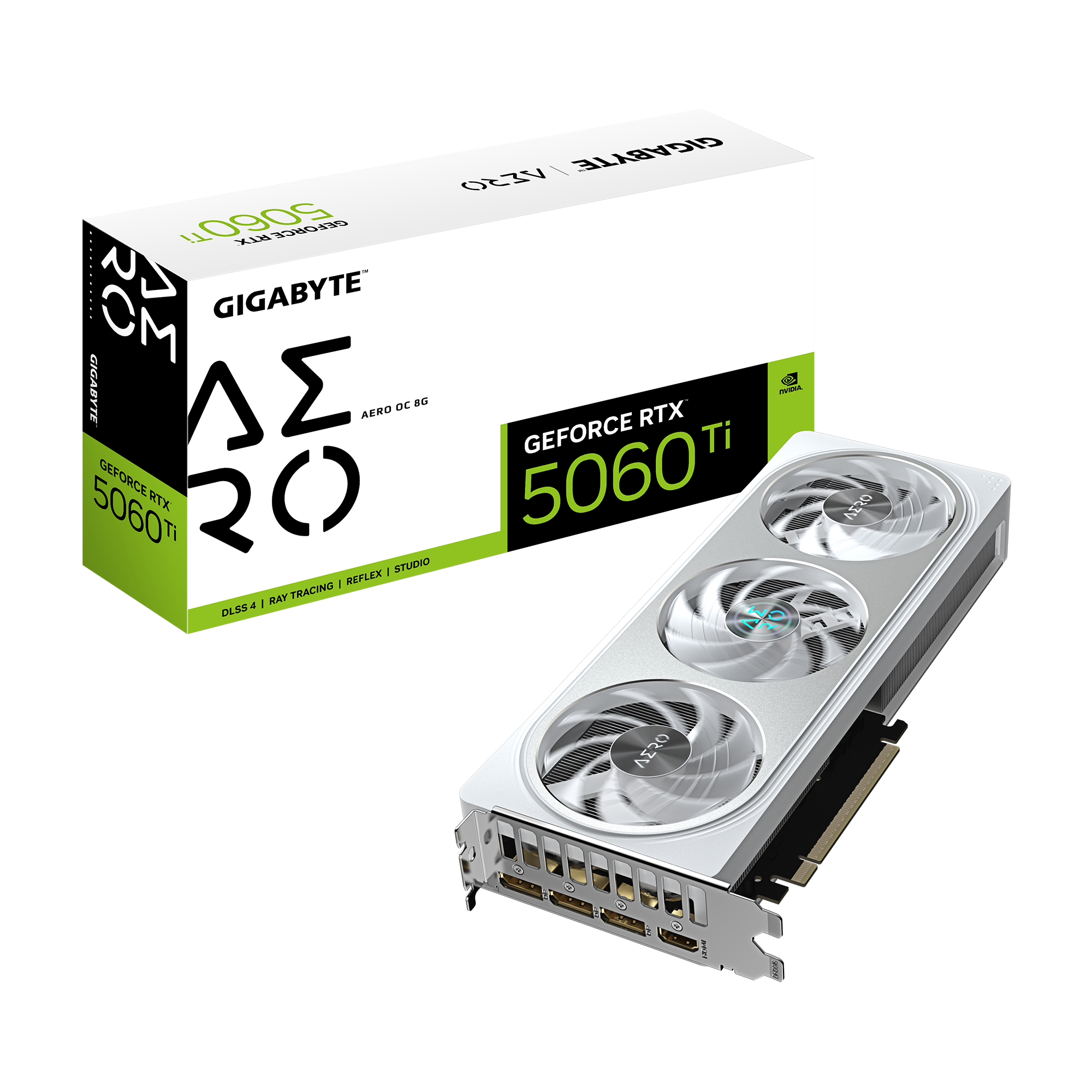 PLACA DE VIDEO GIGABYTE RTX 5060 TI AERO 8GB GDDR7 OC