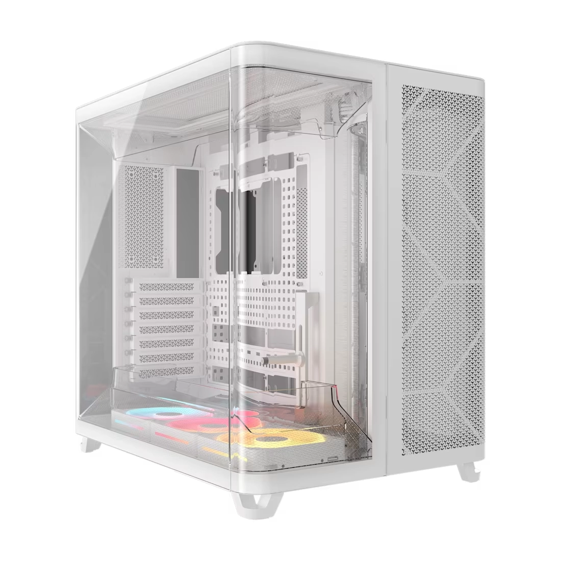 GABINETE CORSAIR AIR 5400 LX-R RGB ARGB ICUE LINK WHITE