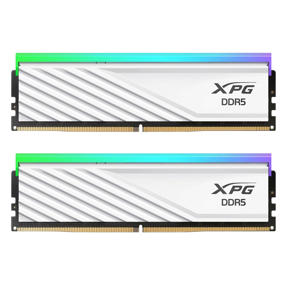 MEMORIA RAM ADATA XPG 16GB (2X8) DDR5 5600 MHZ LANCER BLADE RGB WHITE
