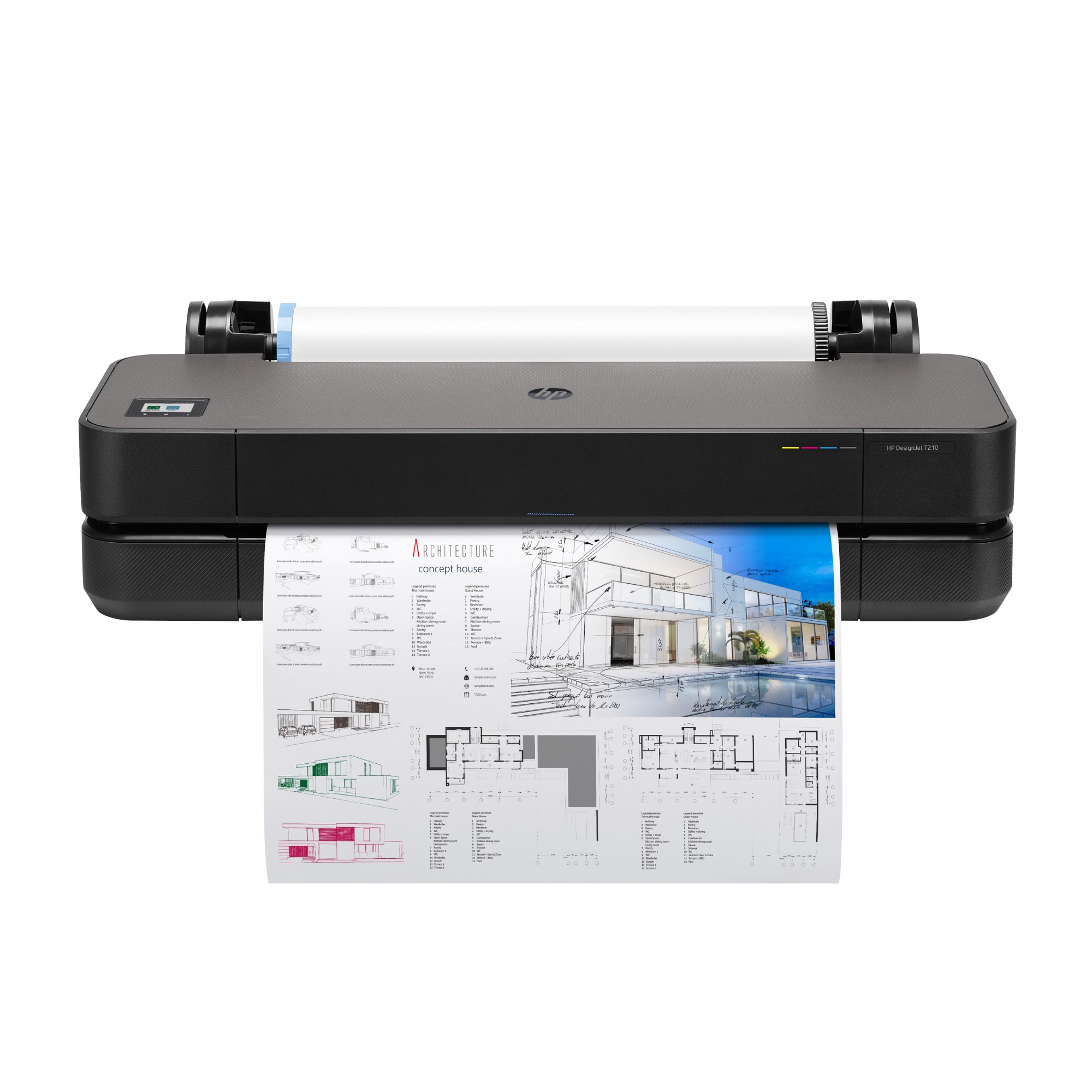 Plotter HP DesignJet T210 24" Conectividad WiFi y USB 8AG32D
